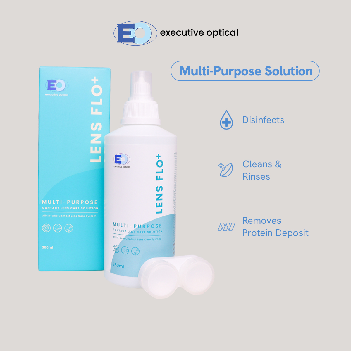 LENS FLO+ ALL-IN-ONE MULTI-PURPOSE SOLUTION 360ML
