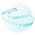 A blue eyeglass cord